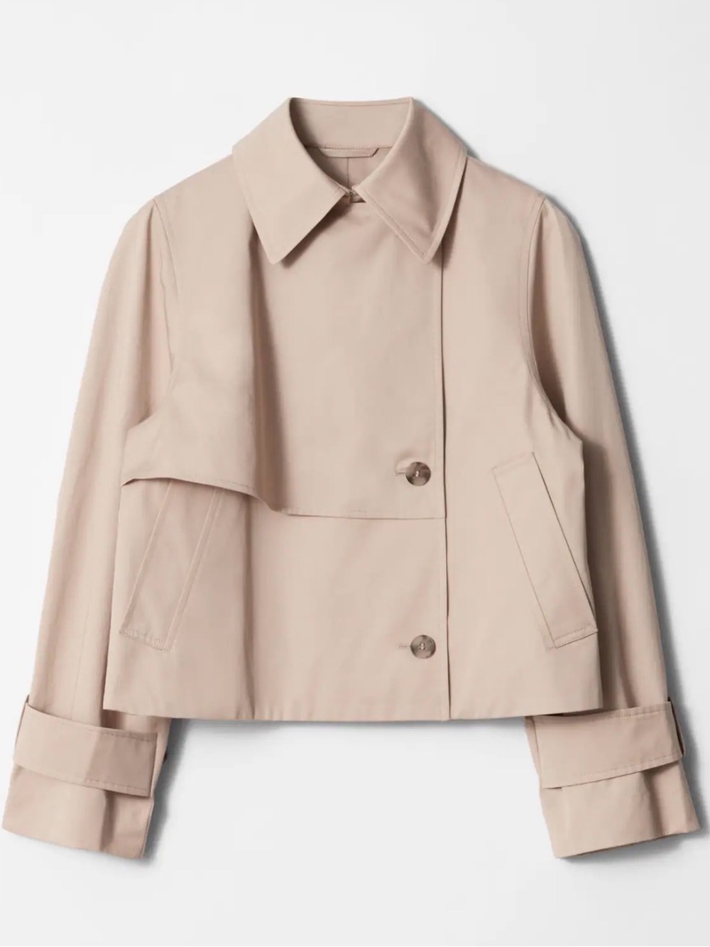 &Other Stories Cropped Trench Jacket - Women